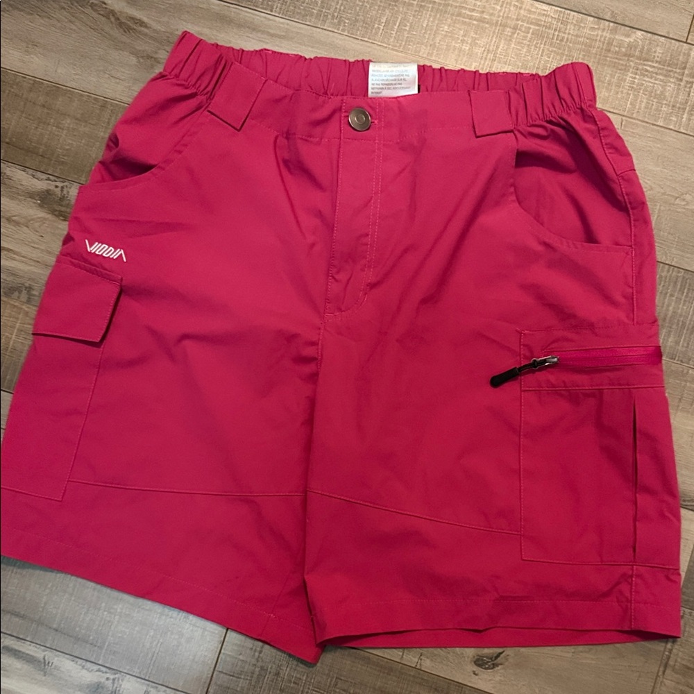 Women's Pink Quick Dry Cargo Shorts